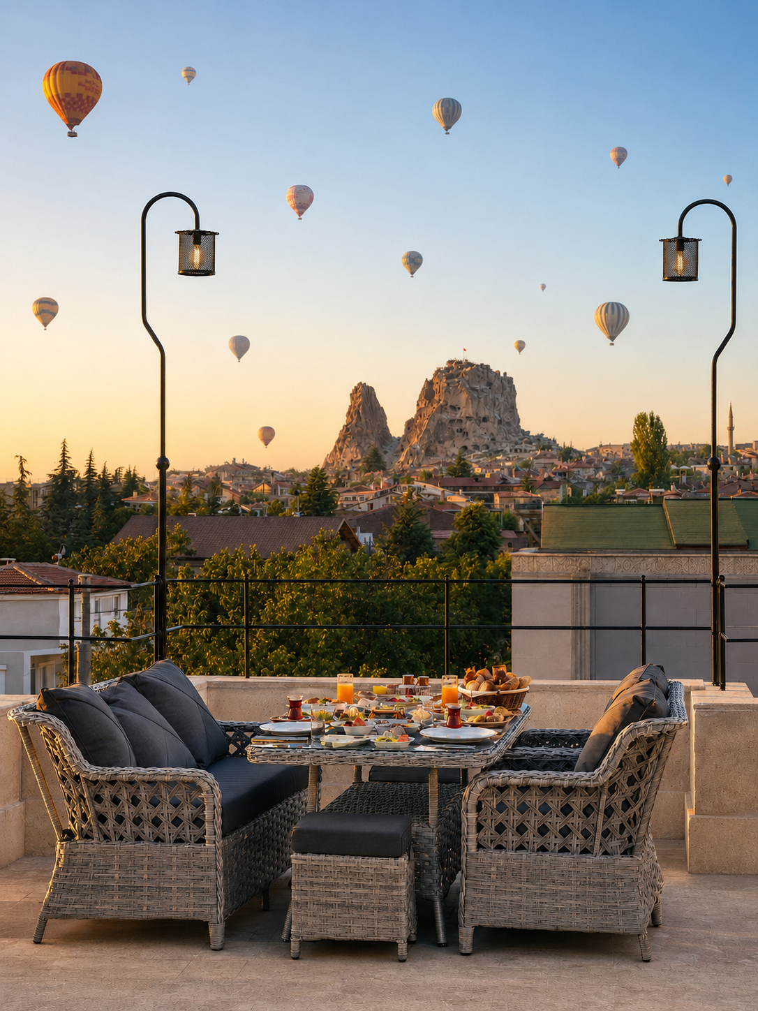 Uçhisar Palace In Cappadocia