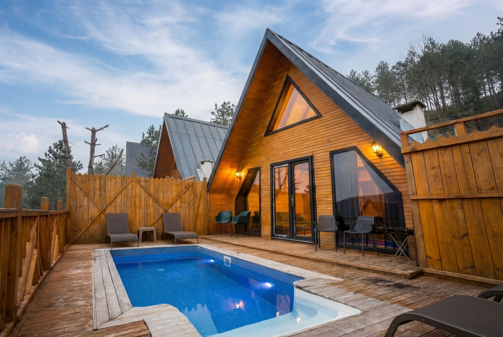 2+1 Bungalov (Isıtmalı Havuzlu)