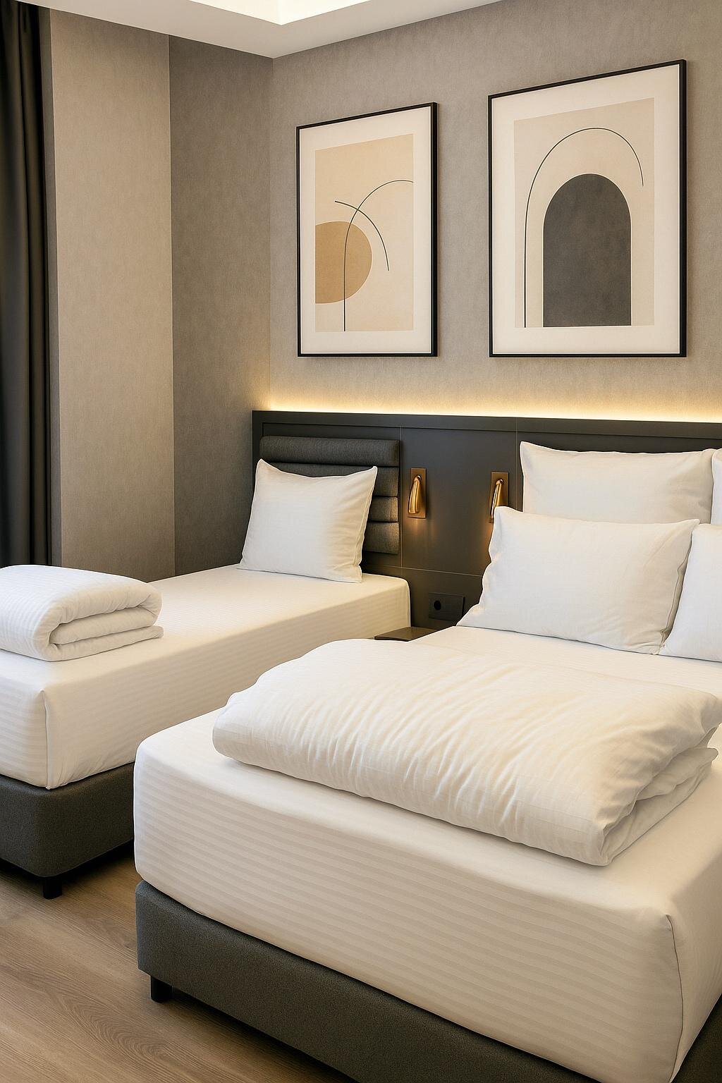 Standart Double + Single Yataklı İki Kişilik Oda