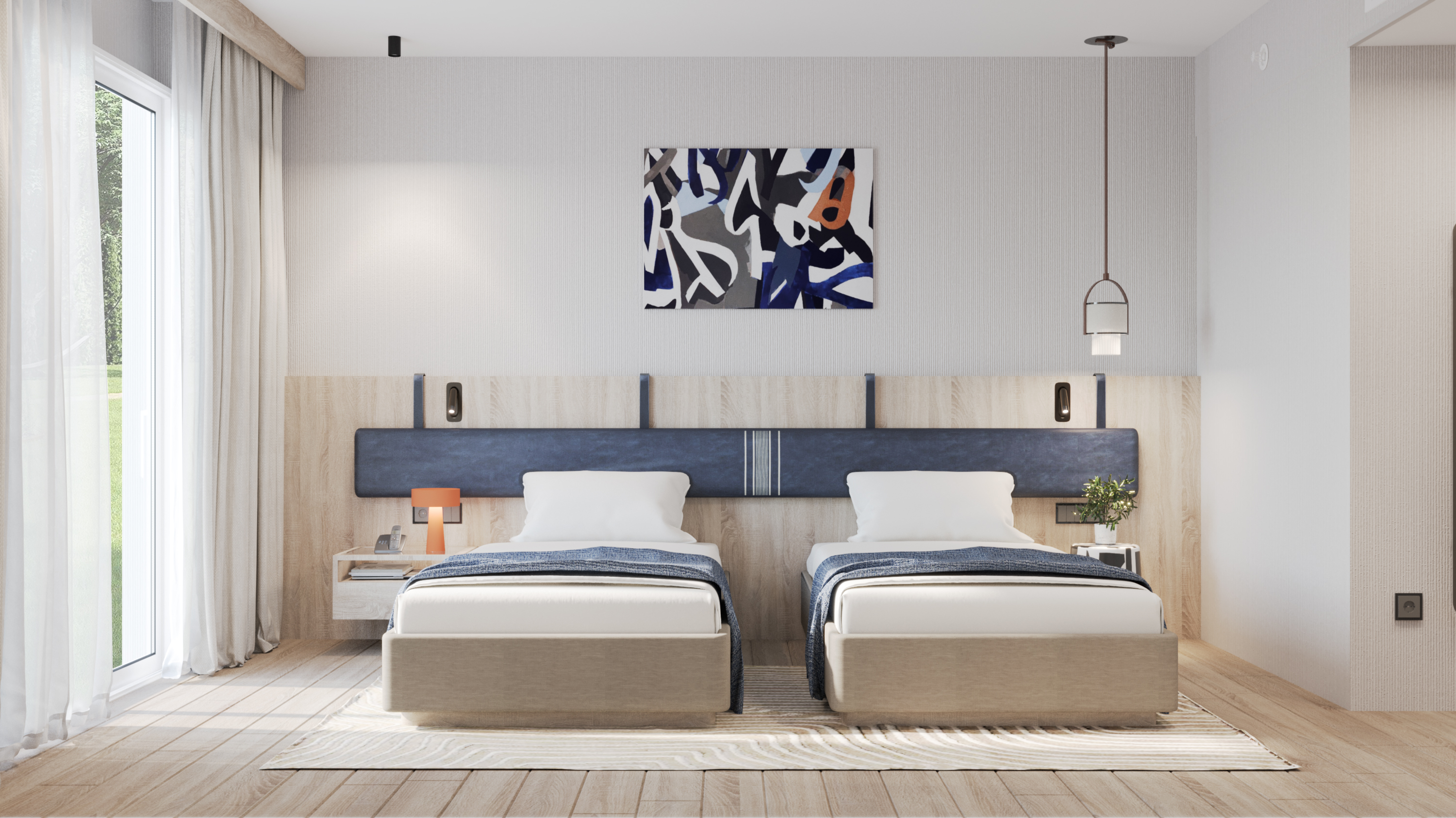 Marina Hotel & Suites Trendy Queen Deniz Manzaralı Oda