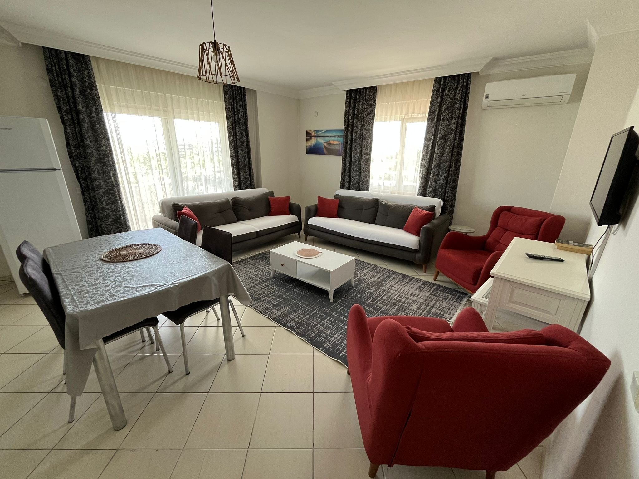 2+1 Standart Deniz Manzaralı Daire