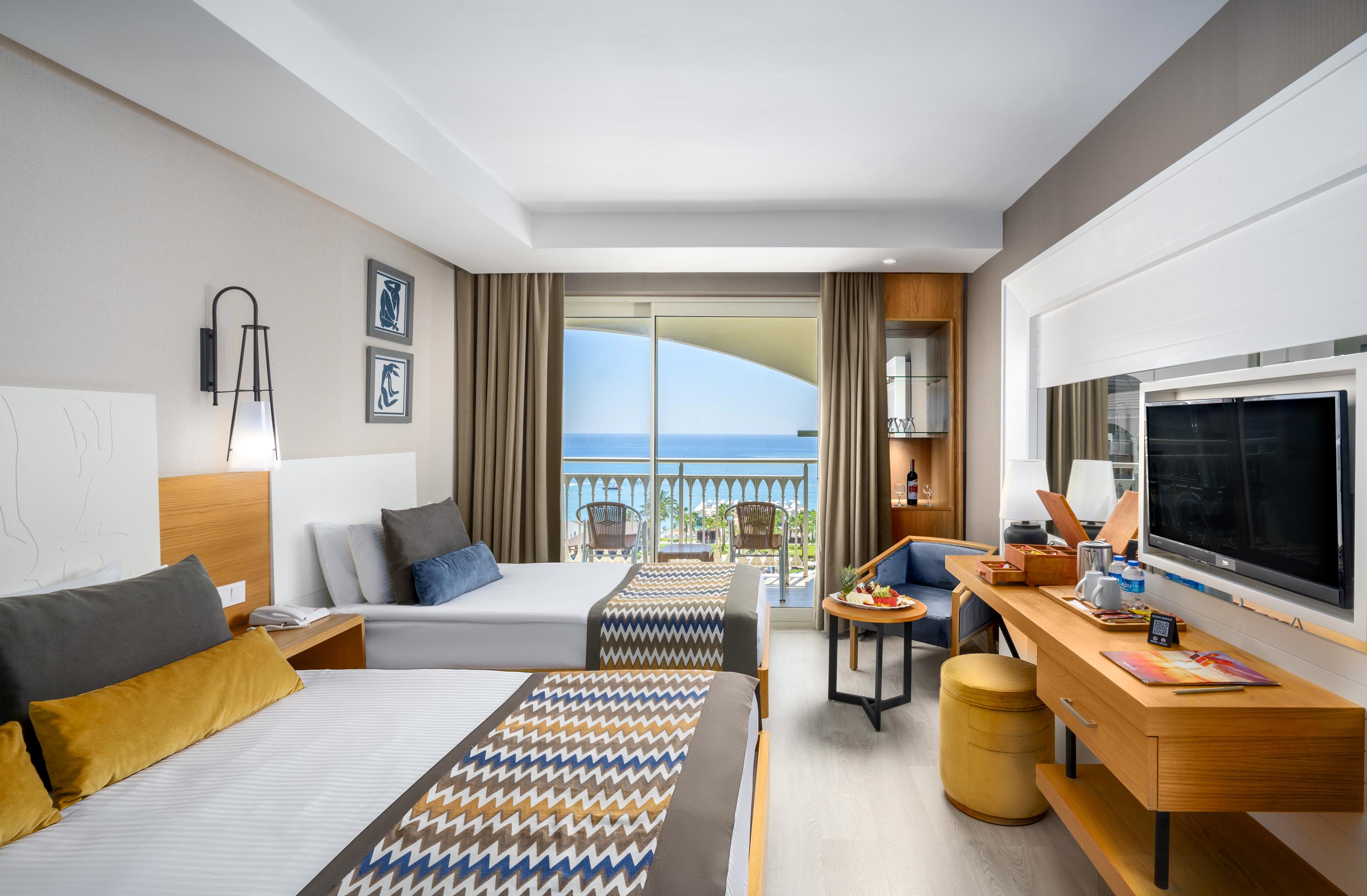 Kirman Sidera Luxury & Spa Deniz Manzaralı  Standart Oda  