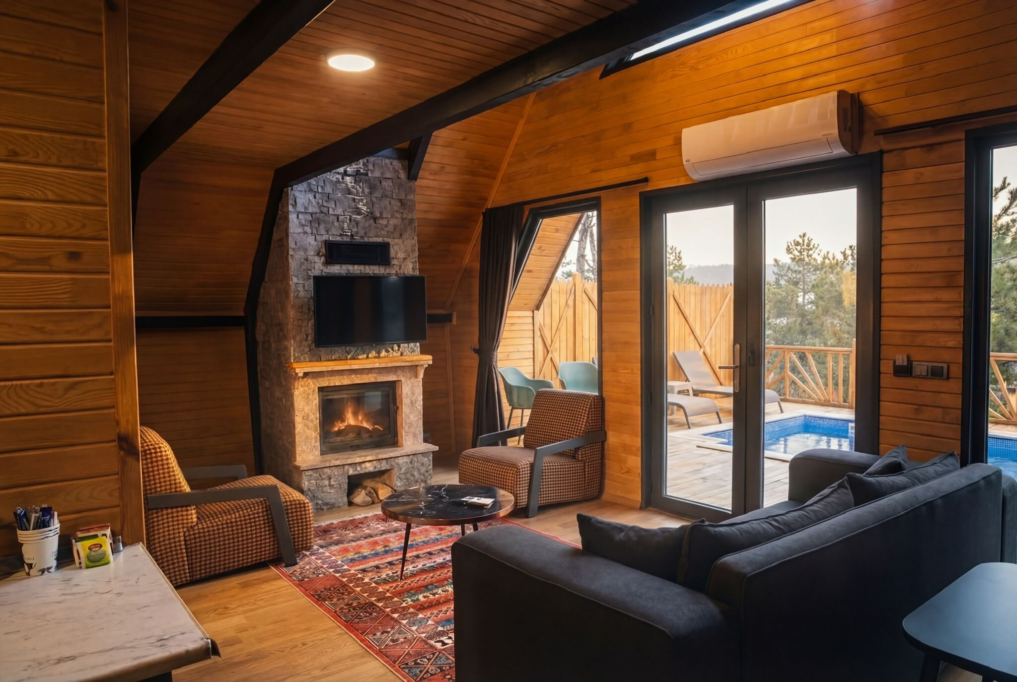 2+1 Bungalov (Isıtmalı Havuzlu)