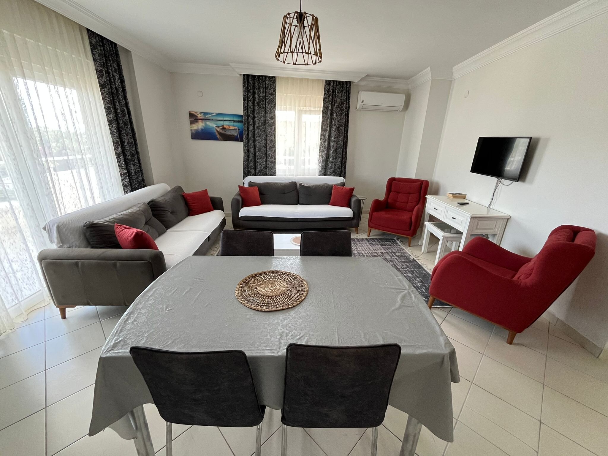 2+1 Standart Deniz Manzaralı Daire