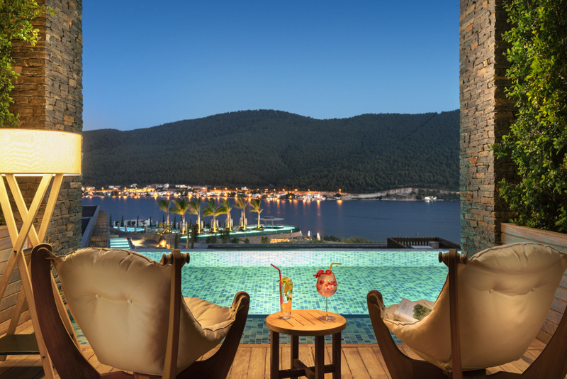 Lujo Hotel Bodrum Laguna Deluxe Deniz Manzaralı Swim Up Oda
