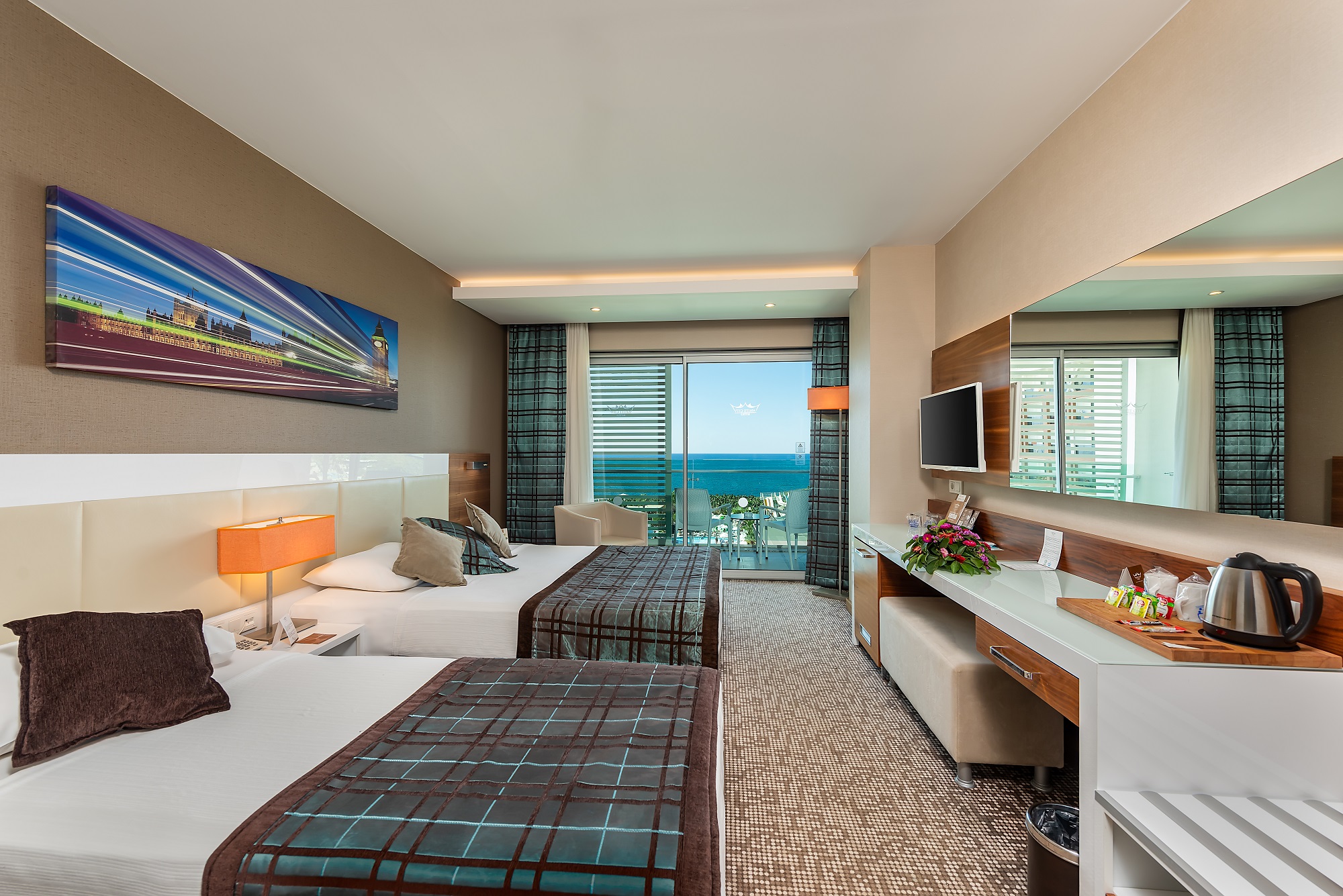 White City Resort Hotel & Spa Alanya Standart Oda Direkt Deniz Manzaralı 