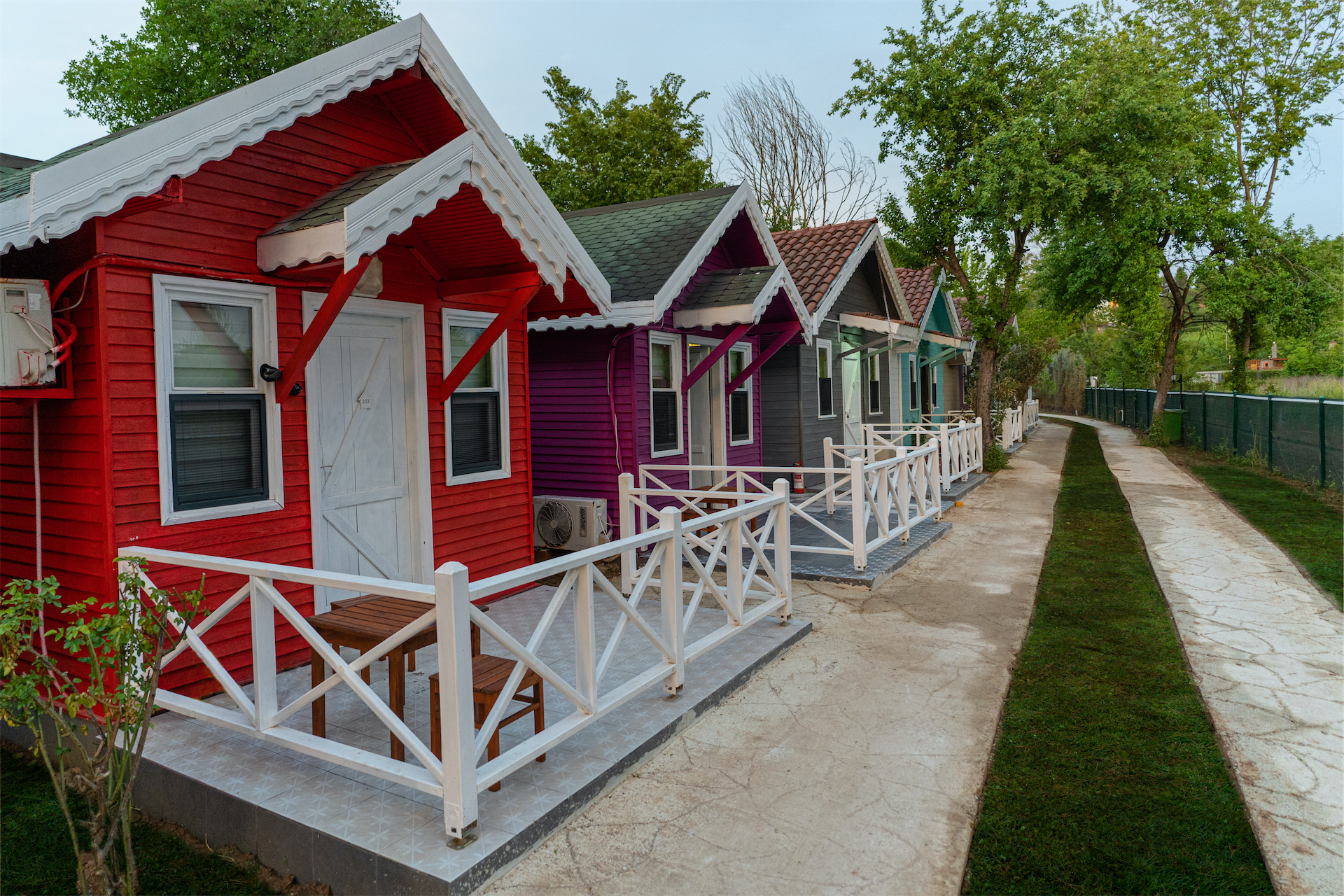 Bungalov, Bahçe Manzaralı