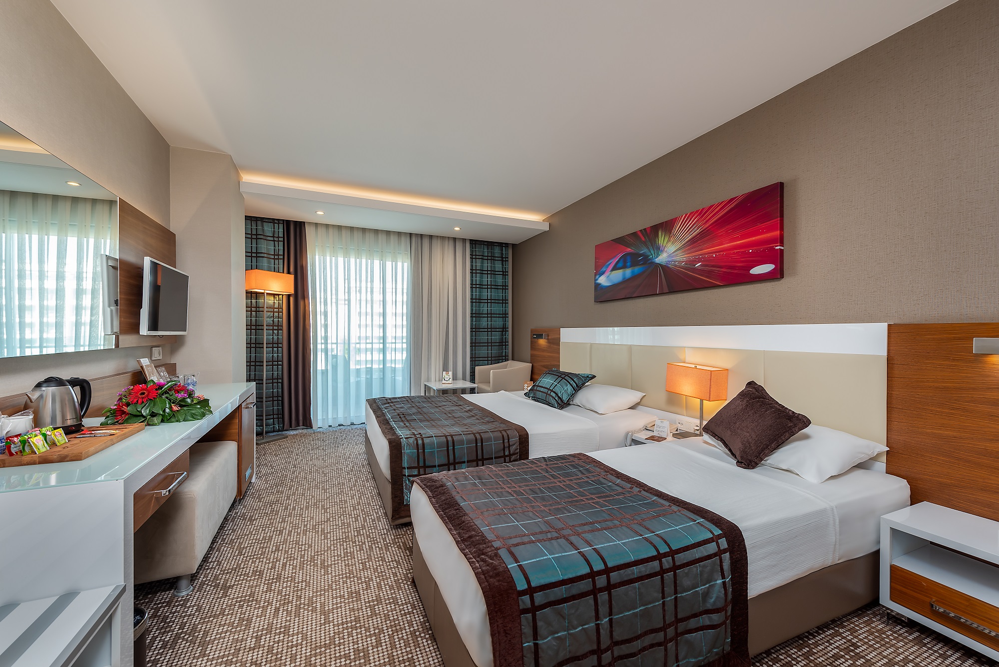White City Resort Hotel & Spa Alanya Yandan  Deniz Manzaralı Standart Oda  