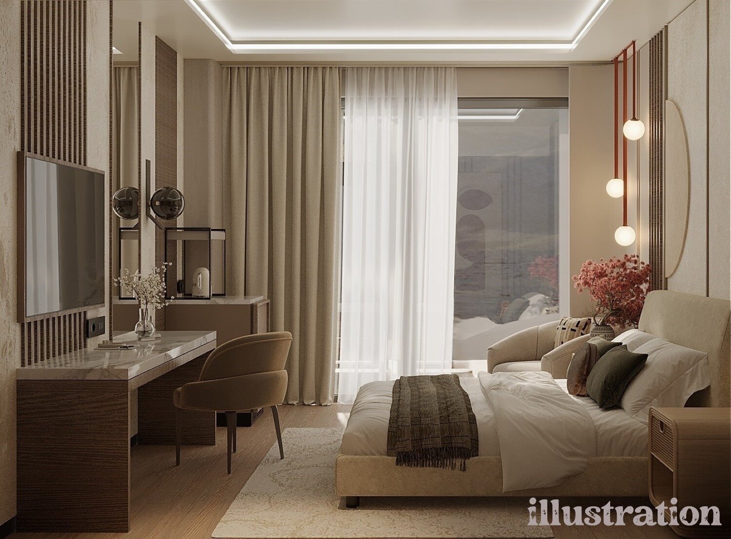 Standart Deniz & Havuz Manzaralı Oda