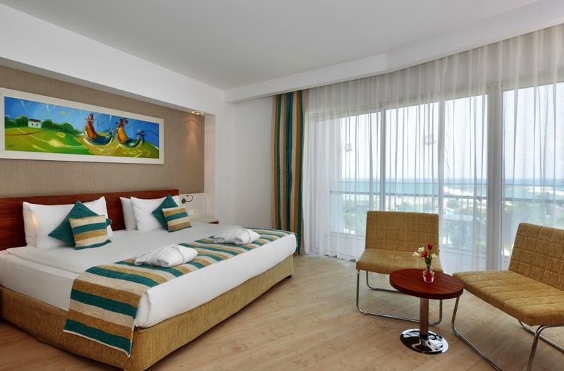 Sunis Evren Beach Resort  Hotel & Spa Yandan  Deniz Manzaralı Standart Oda  