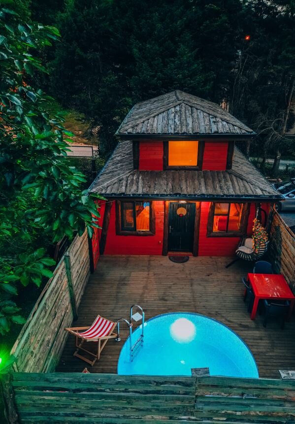 Elma Şekeri (Isıtmalı Havuzlu/Jakuzili)