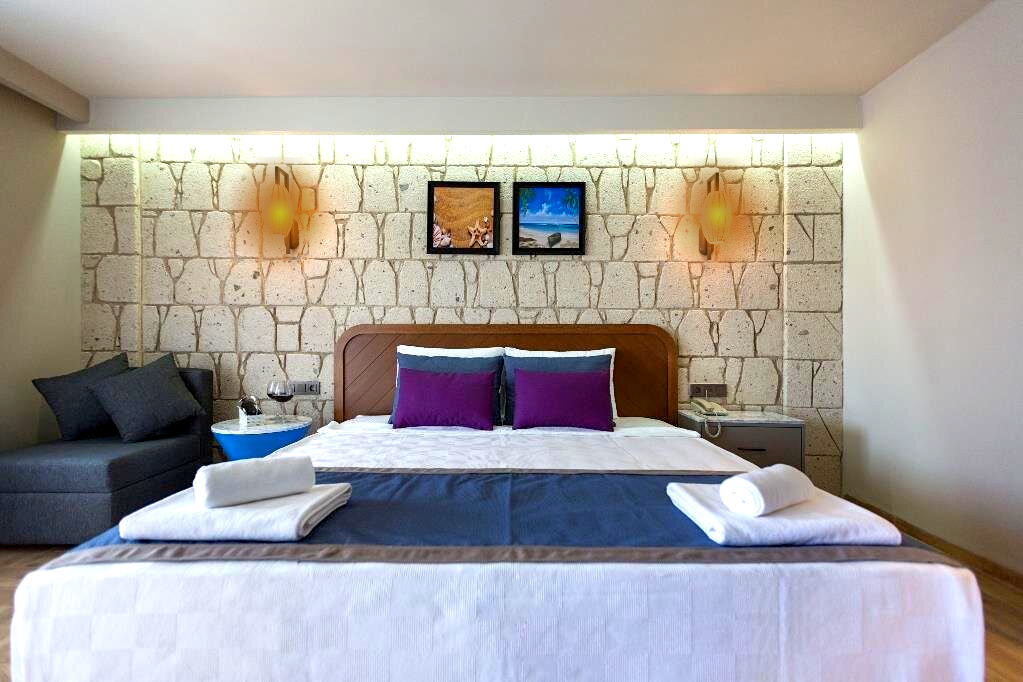 Risus Beach Resort Hotel Deniz Manzaralı Oda