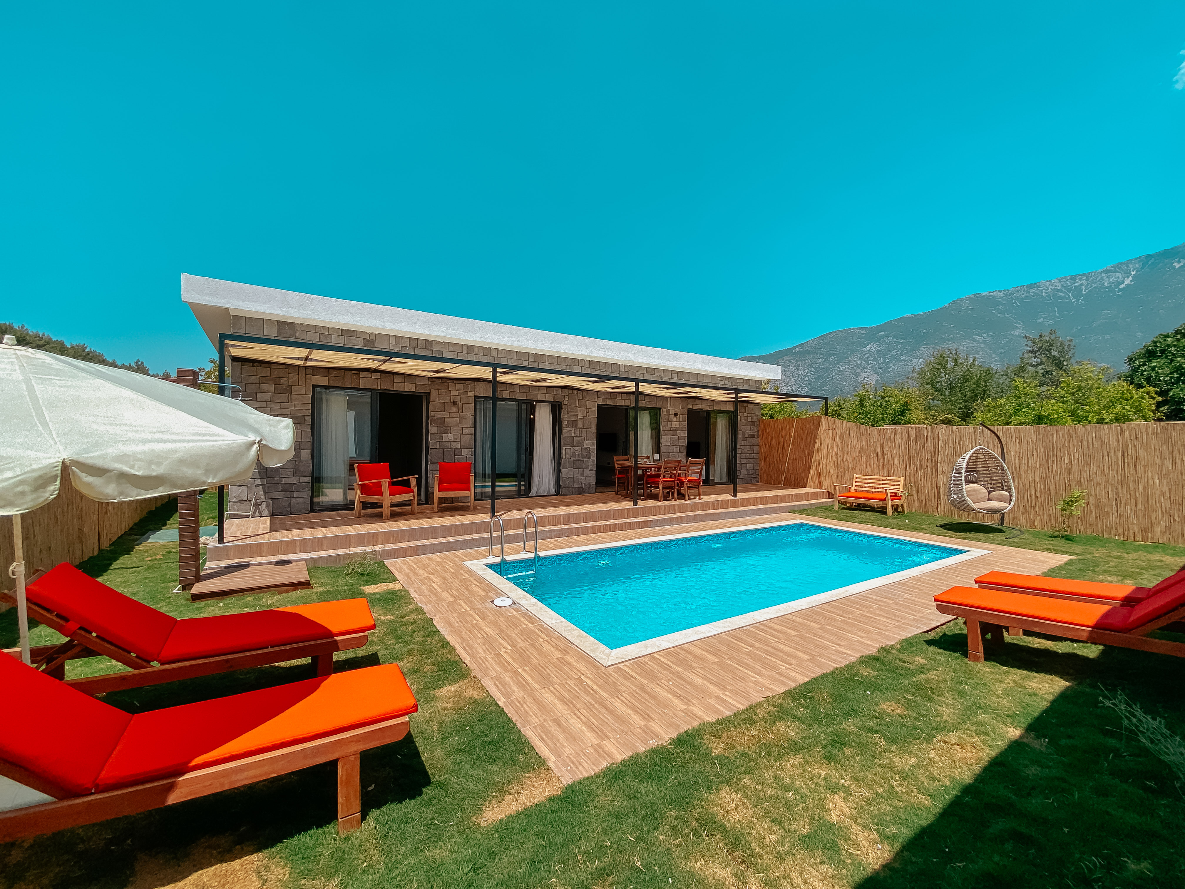 Villa 2+1 Apartment, Pool View