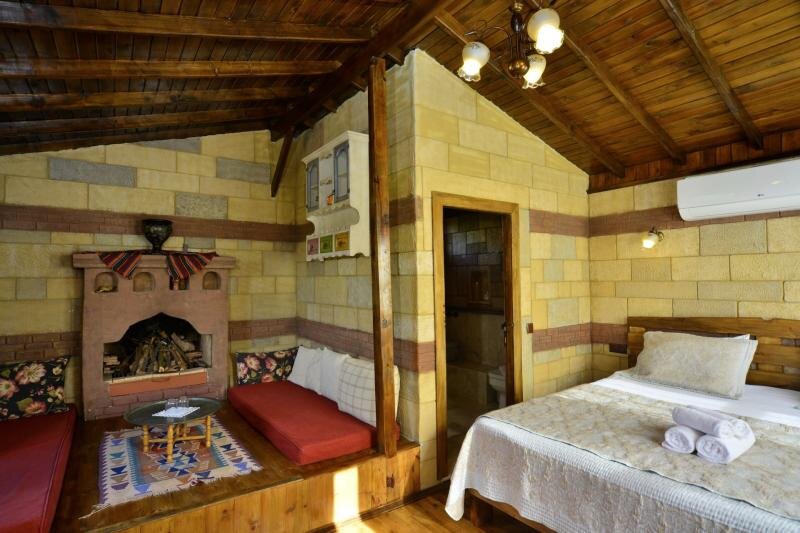 Deluxe Oda Türk Hamamlı, Bahçe Manzaralı, Şömineli