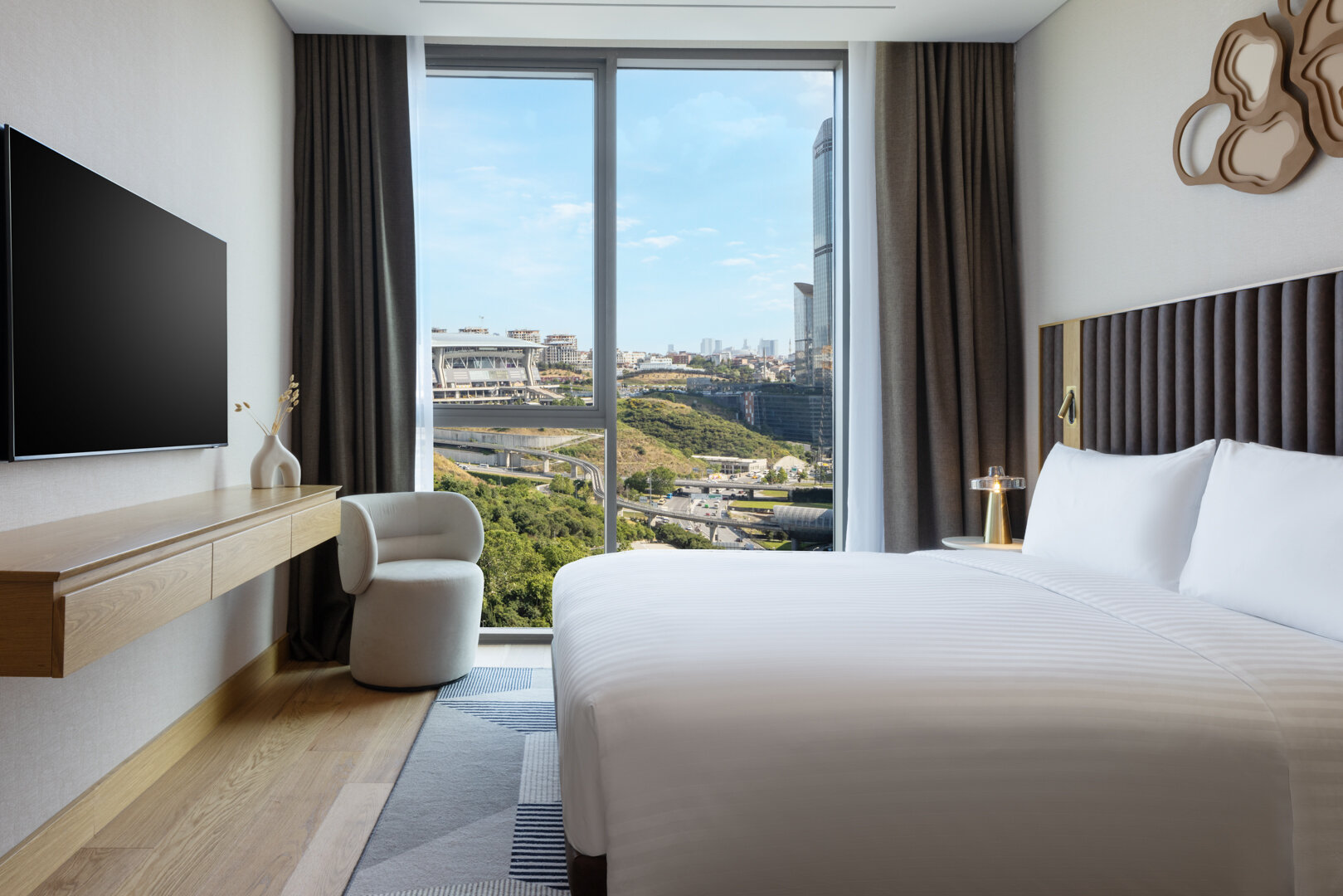 Two Bedroom Apartment with Balcony and City View