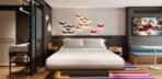 Aloft Twin Room with City View , High Floor Görseli