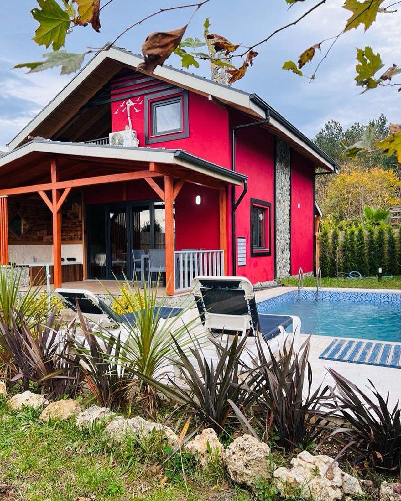 1+1 Bungalov ( Isıtmalı Havuz, Jakuzi, Şömine )