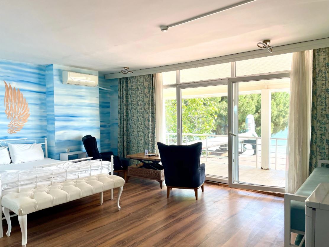 Deluxe Balkonlu Oda, Deniz Manzaralı (Balkonlu)