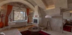 Stone Arched Luxury Suite With French Balcony Görseli