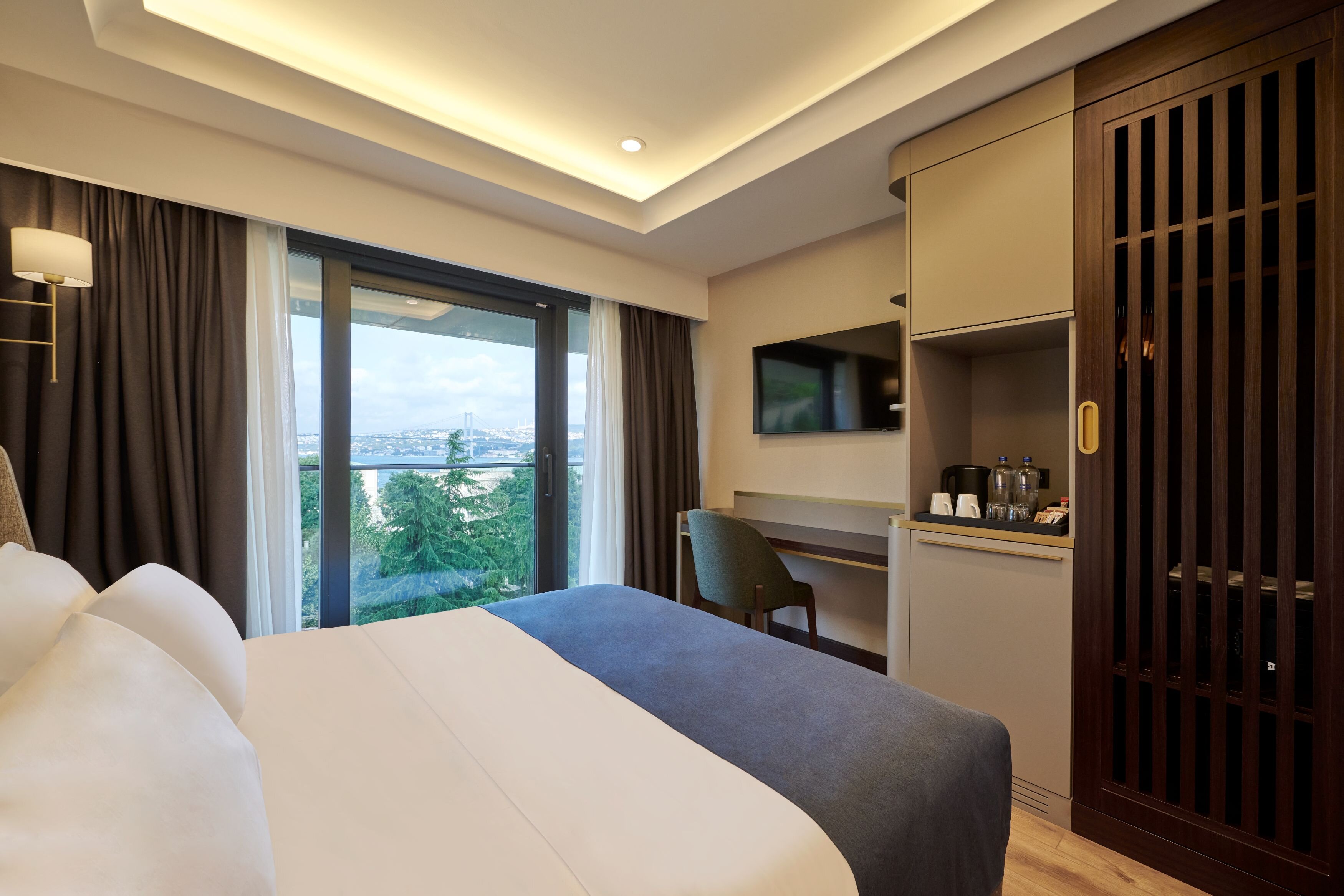 Deluxe Oda, Kısmi Deniz Manzaralı,İki Ayrı Yataklı