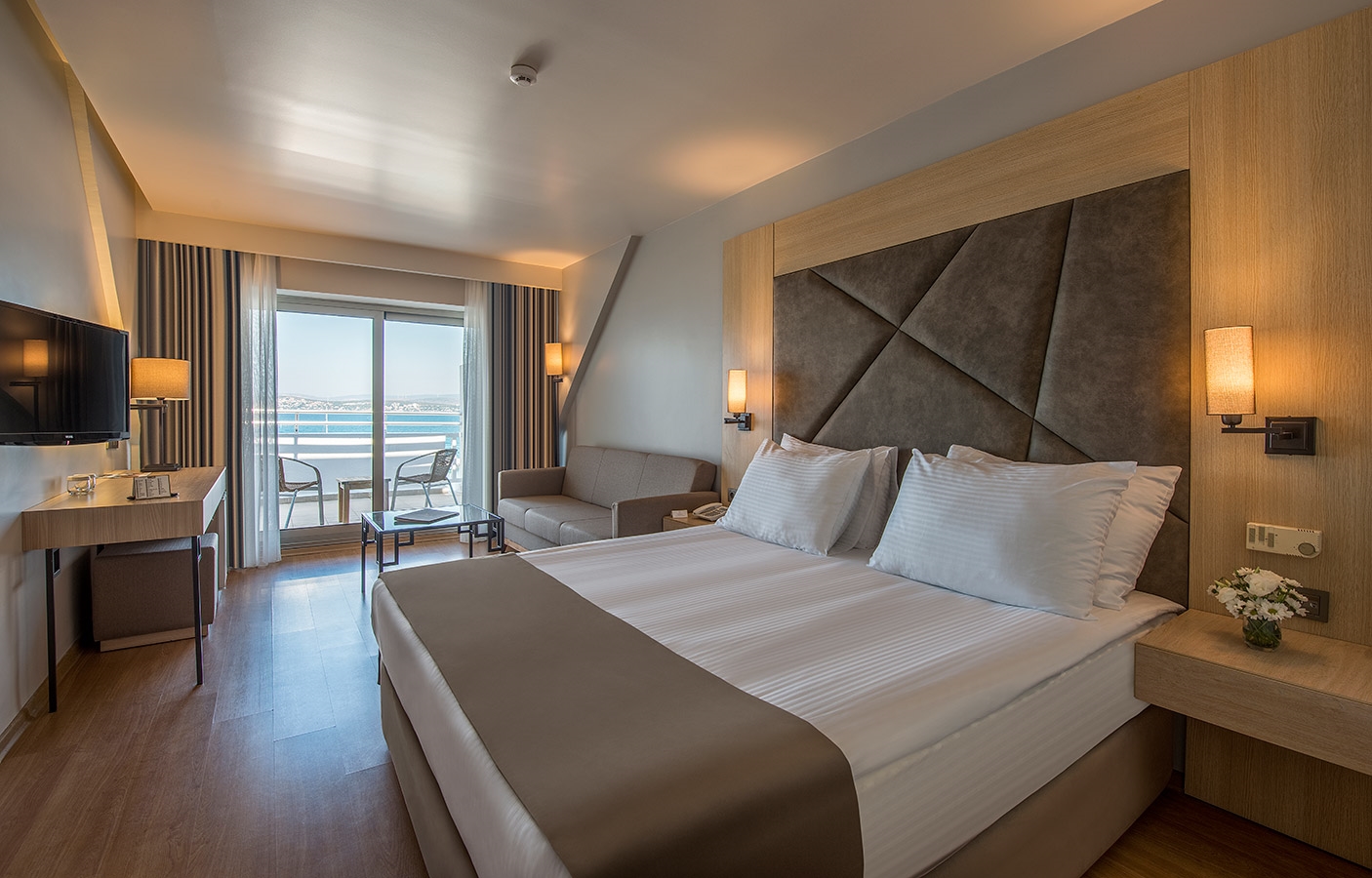 Altın Yunus Resort Thermal Hotel Deluxe Oda Deniz Manzaralı