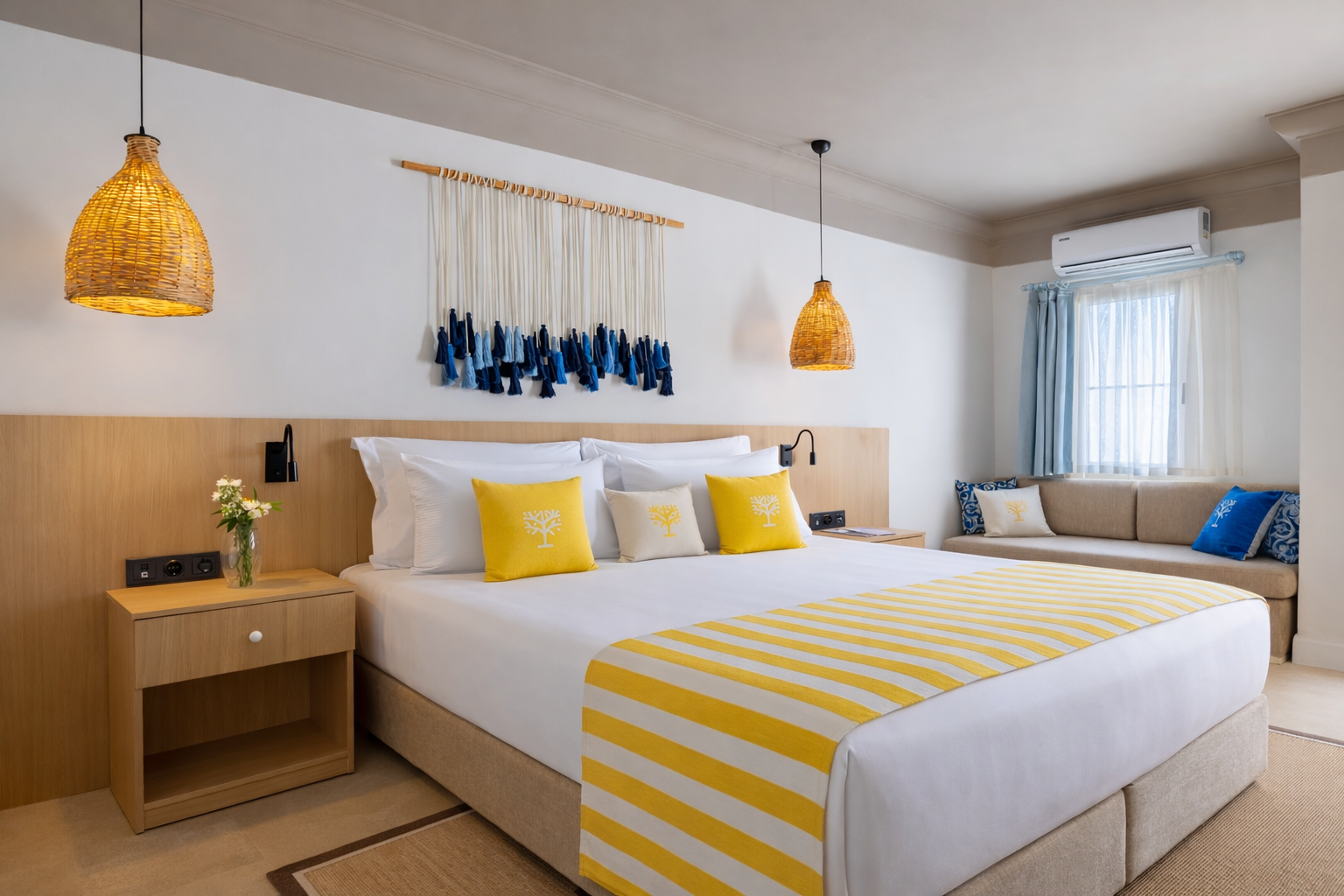 Aegean Room - Main Building Sea & Islands View