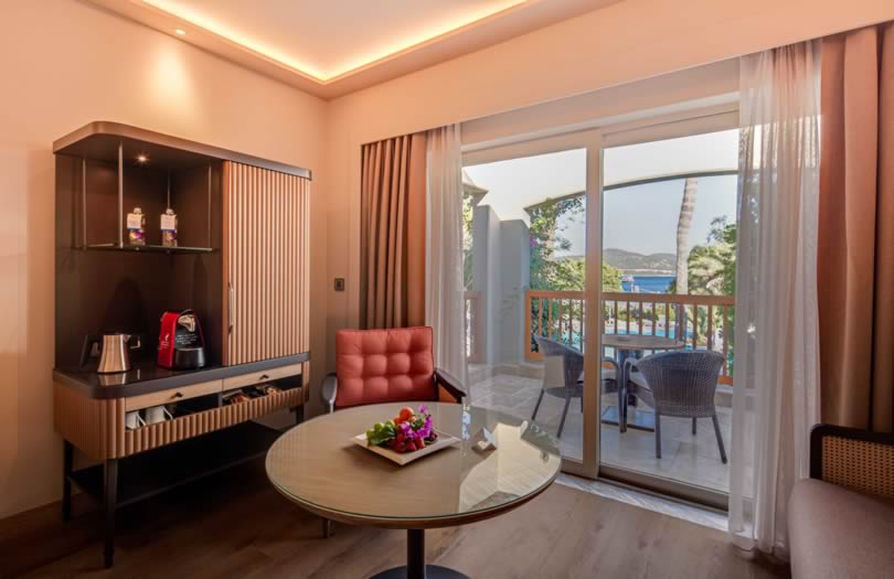 Deluxe Twin Room, Pool View