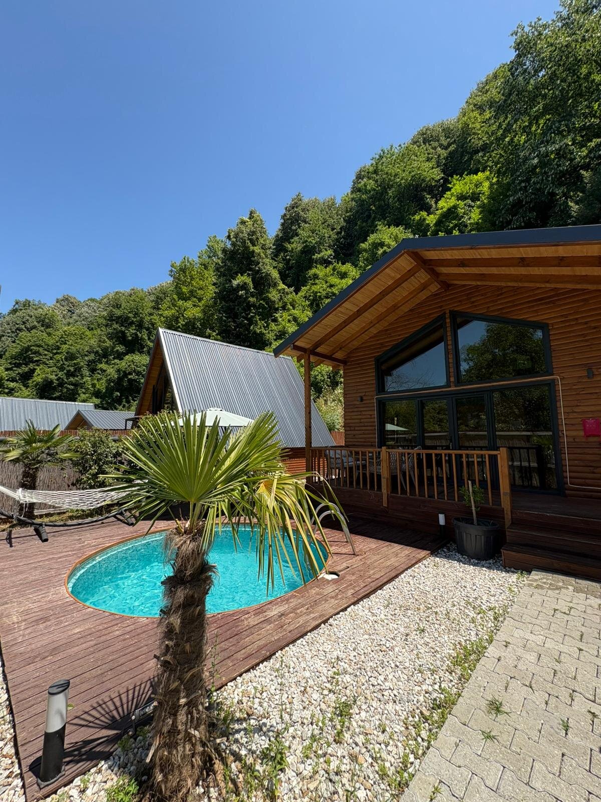 Bungalov Ahşap Ev, Havuz Manzaralı
