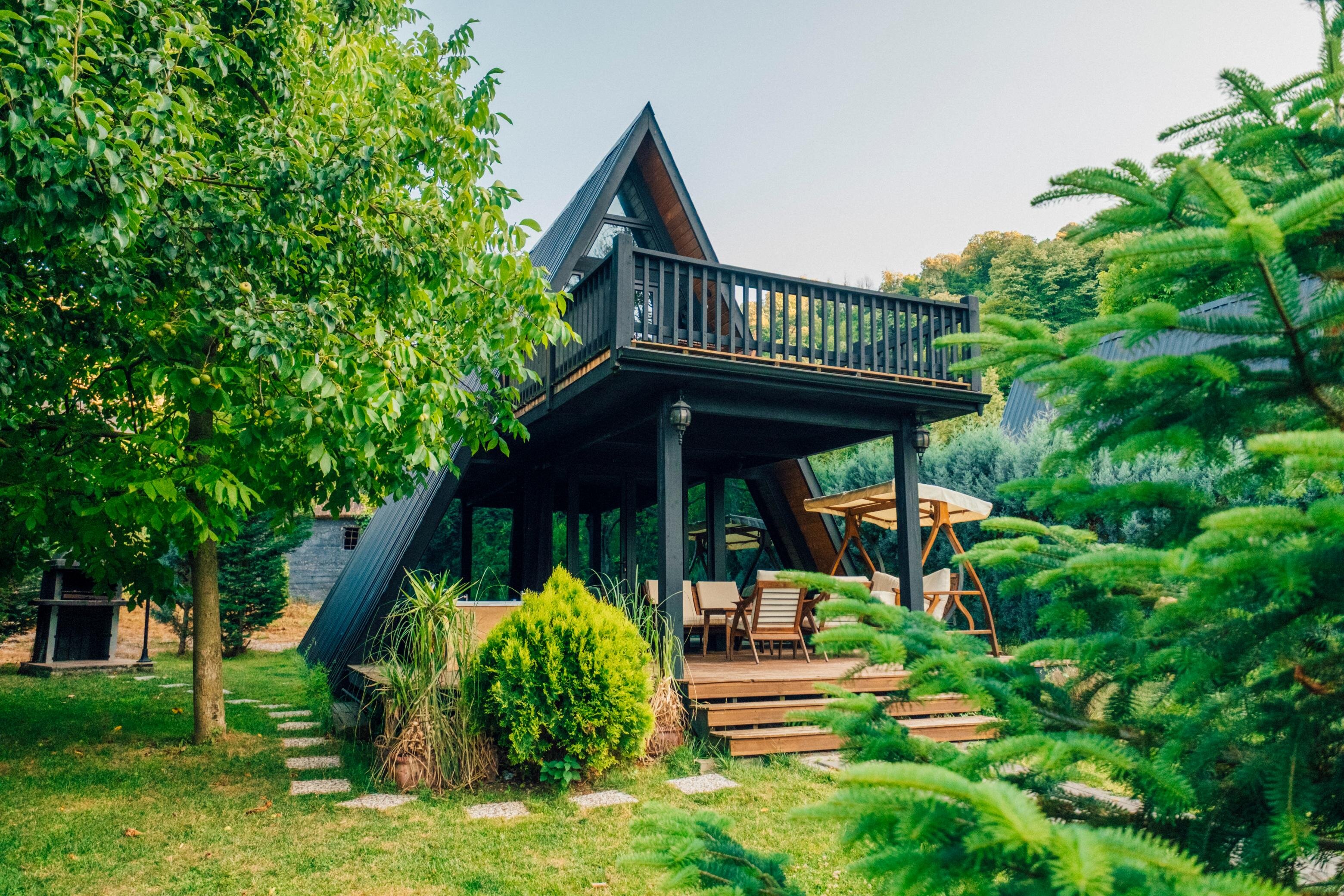 Deluxe Bungalov Teras Oda (4 Kişilik, Jakuzi, Teraslı)