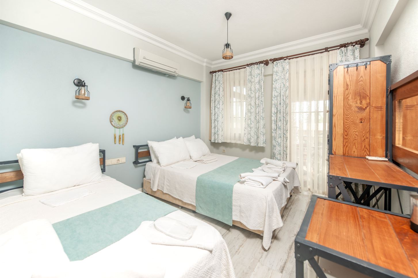 Deluxe Oda, Bahçe Manzaralı (3 Kişilik, Teraslı)