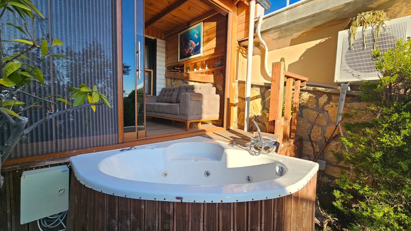 Bungalov, Bahçe Manzaralı (Jakuzi)