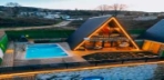 1+1 Isıtmalı Kare Havuzlu Bungalov Görseli