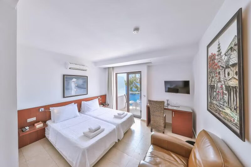 Iki Ayrı Yataklı Oda, Deniz Manzaralı