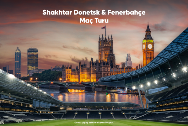 Shakhtar Donetsk & Fenerbahçe Maç Turu Pegasus Hava Yolları ile 3 Gece (STN-STN)