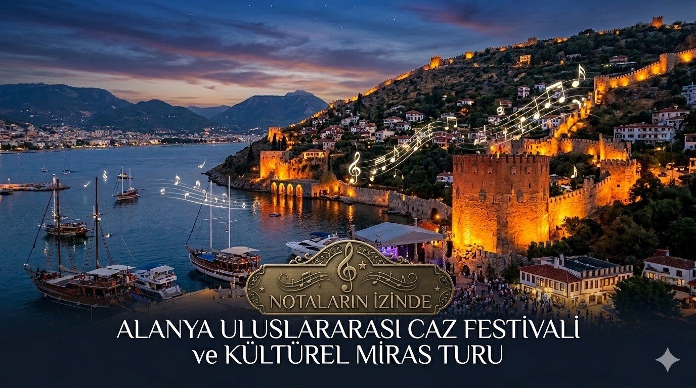 Notaların İzinde Alanya Uluslararası Caz Festivali ve Kültürel Miras Turu